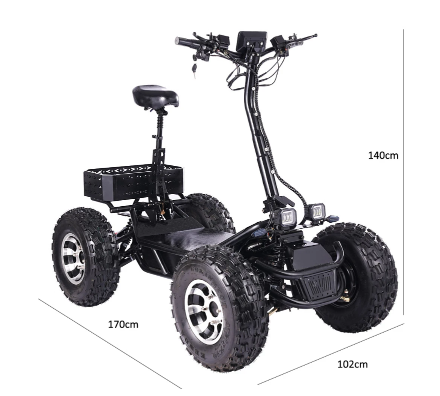 Adult 4 Wheel Road Electric AT - 60V 50Ah Electric Scooter Battery recension och pris