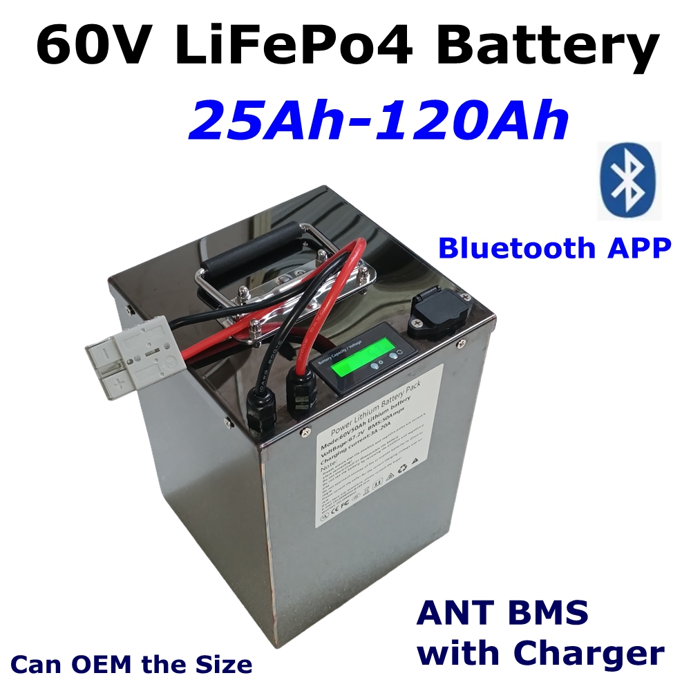 60V 25Ah 30Ah 40Ah 80Ah 100Ah  - 72V 40Ah Lifepo4 Battery Pack recension och pris