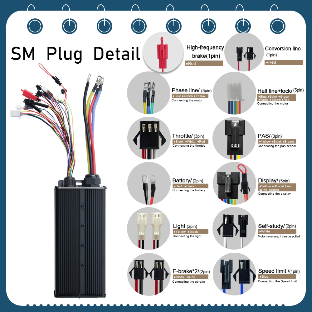48V-72V 100A Brushless Motor C - 72V 100A Sabvoton Controller recension och pris