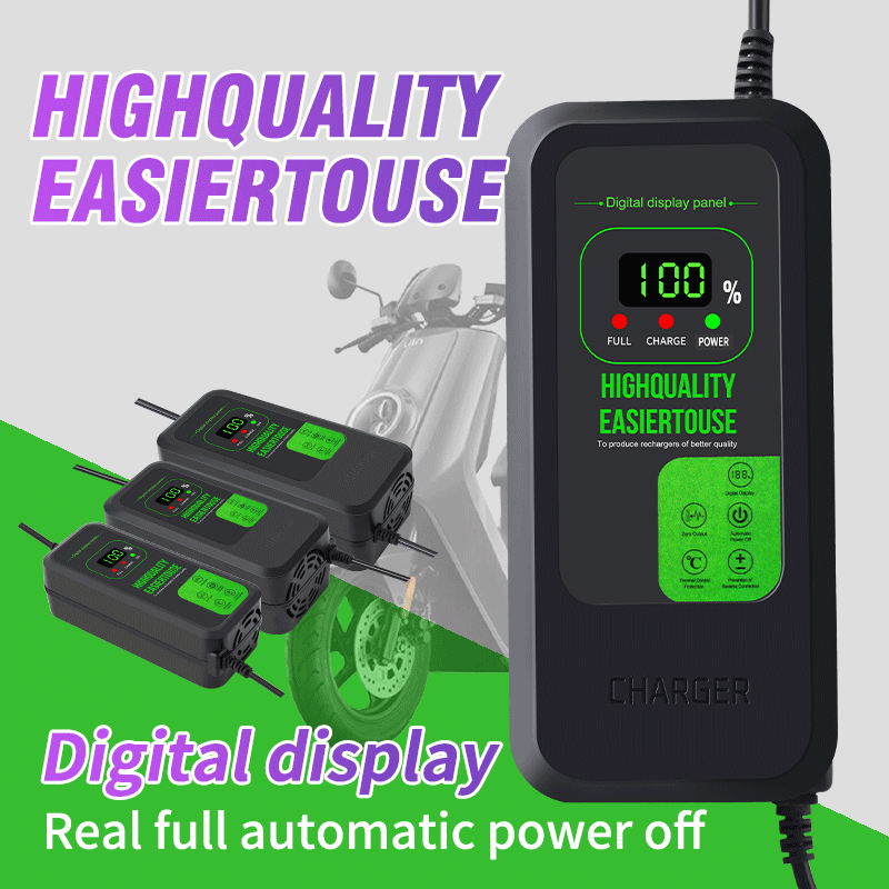 Newly Upgraded Lithium Battery - 84V 20A Smart Charger recension och pris