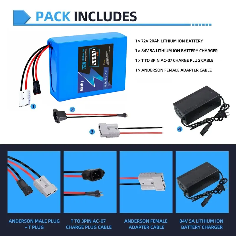 72V 84V 20S4P 20AH 20S6P 30AH  - 72V 40Ah Lifepo4 Battery Pack recension och pris